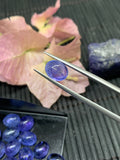 7x9 mm Tanzanite Cabochon Oval Calibrated Size Code #T153 -AAA Quality Natural Tanzanite Cabs- Medium Purple Color Tanzanite