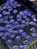 5x7 mm Tanzanite Cabochon Oval Calibrated Size Code #T202 -4A Super Quality Natural Tanzanite Cabochon