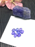 5x7 mm Tanzanite Cabochon Oval Calibrated Size Code #T204 -4A Super Quality Natural Tanzanite Cabochon