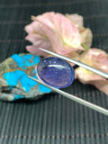 Iolite Oval Cabochon 12x16 mm size Code #i25 - Weight 2 gm AA Quality Natural Iolite Cabs (Pack of 1 Piece )