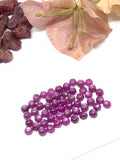 4MM Pink Sapphire Round Cabochon AAA Quality Sapphire cabs • Natural Pink Sapphire • Sapphire Cabochon (Pack of 8 Pcs)