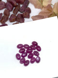 Pink Sapphire Oval Cabochon 5X7 mm Size AAA Quality Sapphire cabs • Natural Pink Sapphire • Sapphire Cabochon (Pack of 4 Pcs)