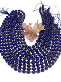 Lapis Faceted Barrel Beads 7x8 mm size 39 cm Strand AAA Quality - Natural Lapis Faceted Nugget Beads