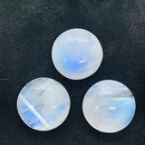 14MM MOONSTONE ROUND CABOCHON , Pack of 1 pcs. Blue Fire Moonstone cabs . Moonstone Loose Cabs, Origin India .