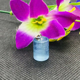 Aquamarine Pendant  Code #A19~A22  -925 Silver Aquamarine Pendant- Natural Aquamarine Pendant- Silver Pendant - Cylindrical Shape