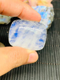 Moonstone Cabochon 36x29 mm Size Code S78 Weight 12.55 gm AAA Quality - Natural Rainbow Moonstone Cabochon Origin India