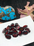 Garnet Faceted oval stone 9x11 mm size -Code #G12- Garnet Cut Stone -Natural Garnet Loose Stone - AAA Quality Stones- Pack of 1 Piece