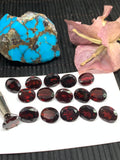 Garnet Faceted oval stone 9x11 mm size -Code #G12- Garnet Cut Stone -Natural Garnet Loose Stone - AAA Quality Stones- Pack of 1 Piece