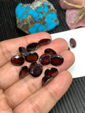 Garnet Faceted oval stone 9x11 mm size -Code #G12- Garnet Cut Stone -Natural Garnet Loose Stone - AAA Quality Stones- Pack of 1 Piece