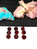 Garnet Round Faceted 8 mm size - Code #G16 -Garnet Cut Stone -Natural Garnet Loose Stone - AAA Quality Stones- Pack of 1 Piece
