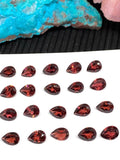 Garnet Pear Faceted 5x7 mm size Cut stone - Code #G20 - Natural Garnet Loose Stone - AAA Quality Stones- Pack of 8 Piece
