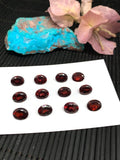 Garnet Oval Faceted 7X9 mm size cut stone -pack of 4 Natural Garnet Loose Stone - AAA Quality Stones-