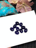 5 Pcs Iolite Oval Cabochon 6x8mm size Code #i3 Blue Color- AA Quality  Natural Iolite Cabs -Iolite Loose Stones  (Pack of 5 Pieces )