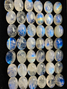 Rainbow Moonstone 16X22MM Oval Cabs , Pack of 1Pcs. AAA quality cabochon.- Moonstone Cabochon