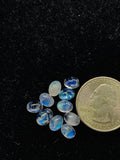 20 Pc Moonstone 5X7 MM Oval Cabs. AAA quality cabochon. loose gemstone. Loose cabochon