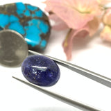 Iolite Oval Cabochon 16x12 mm size Code #i38 Weight 9.5 cts   - AA Quality  Natural Iolite Cabs( Pack of 1 Piece)