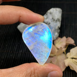 Moonstone Cabochon Code S422 - S425 4A Quality Big Sizes 44x18/ 29x14/ 39x21/38X25 MM Natural Rainbow Moonstone Cabochon Origin India