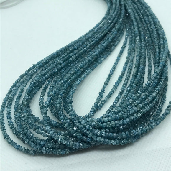 Blue Diamond Chips strand , length 16