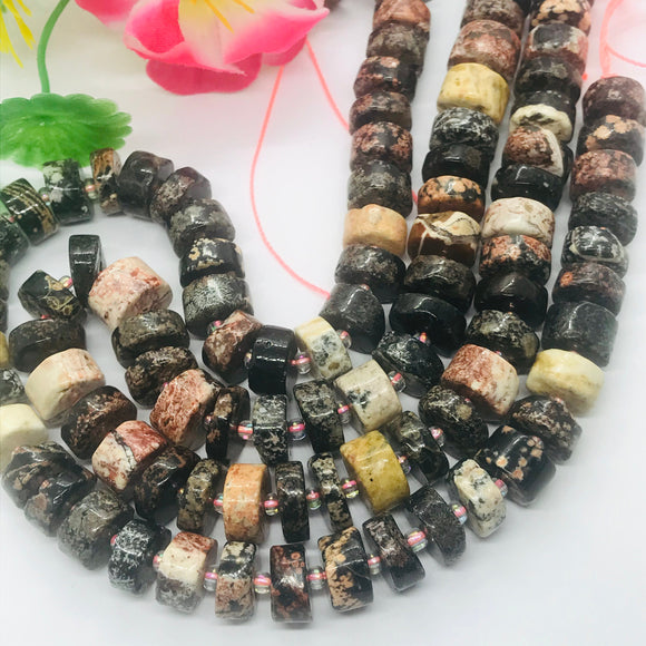 Jasper 10MM  heishi Beads,  AA Quality, Gemstone beads .length 15.5”