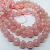 Morganite Round 8MM Beads, AAA Quality Beads , Perfect making-Wholesale price- 40 cm Length , Beautiful Necklace , Rare Available