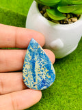 Azurite Matrix Cabochon Code #AZ15-AZ18- Natural Azurite Cabs- Azurite Matrix Cabochons- Azurite Pendant Stone