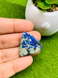 Azurite Matrix Cabochon Code #AZ31-AZ34 - Natural Azurite Cabs- Azurite Matrix Cabochons- Azurite Pendant Stone