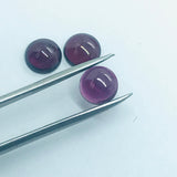 7MM Garnet Round Cabs, Pack of 8 Pc, Good quality Cabochons , natural red garnet , red garnet cabs