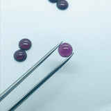 7MM Garnet Round Cabs, Pack of 8 Pc, Good quality Cabochons , natural red garnet , red garnet cabs