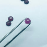 8MM Garnet Round Cabs, Pack of 6 Pc, Good quality Cabochons , natural red garnet , red garnet cabs