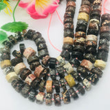 Jasper 10MM  heishi Beads,  AA Quality, Gemstone beads .length 15.5”