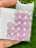 Kunzite Cabochon Round10 mm Size  AAA Quality - Pack of 1 Piece-  Kunzite Cabs  Origin Brazil