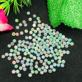 3MM Ethiopian Opal Round Pack 10 Pcs- AAAA Quality (4A Grade) Opal Cabochon - Ethiopian Opal Round Cabochon