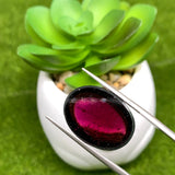 Garnet Oval Cabochon 16X12 mm size -Garnet Cabs - AAA Quality - Garnet Oval Cabs - pack of 1 pc Garnet Loose Stone