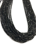 4 Inch Black Diamond Faceted, Diamond Beads AAA Quality, Good Shining , Diamond Beads AAA Quality, Good Shining , size 1.5-2.5MM