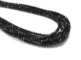 4 Inch Black Diamond Faceted, Diamond Beads AAA Quality, Good Shining , Diamond Beads AAA Quality, Good Shining , size 1.5-2.5MM