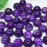 9MM Amethyst Cabs , Pack of 4 Pieces , Top Quality Cabochons , African Amethyst cabochon, Loose gemstone