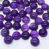 9MM Amethyst Cabs , Pack of 4 Pieces , Top Quality Cabochons , African Amethyst cabochon, Loose gemstone