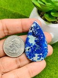 Azurite Matrix Cabochon Code #AZ15-AZ18- Natural Azurite Cabs- Azurite Matrix Cabochons- Azurite Pendant Stone