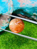 Sunstone Round Cabochon 11 mm -Pack of 1 Pieces -AAA Quality -Natural Sunstone Cabs- Sunstone Round Cabs