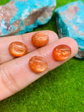 Sunstone Cabochon 10X12 MM -Pack of 4 Piece  -AAA Quality cabs- Sunstone Oval Cabochon -Natural Sunstone Cabs