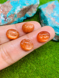 Sunstone Cabochon 9x11 MM -Pack of 4 Piece  -AAA Quality cabs- Sunstone Oval Cabochon -Natural Sunstone Cabs