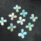 Ethiopian Opal Pear 9X6mm  size Cabs Pack of 2 Pieces -Code EO#7 AAA Quality (AAA Grade) Opal Cabochon - Ethiopian Opal Pear Cabochon