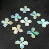 Ethiopian Opal Pear 8X5mm  size Cabs Pack of 2 Pieces -Code EO#7 AAA Quality (AAA Grade) Opal Cabochon - Ethiopian Opal Pear Cabochon