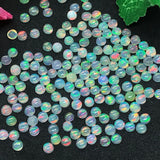 3MM Ethiopian Opal Round Pack 10 Pcs- AAAA Quality (4A Grade) Opal Cabochon - Ethiopian Opal Round Cabochon