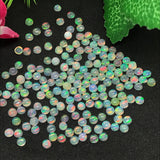 3MM Ethiopian Opal Round Pack 10 Pcs- AAAA Quality (4A Grade) Opal Cabochon - Ethiopian Opal Round Cabochon