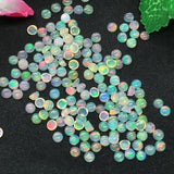 3MM Ethiopian Opal Round Pack 10 Pcs- AAAA Quality (4A Grade) Opal Cabochon - Ethiopian Opal Round Cabochon