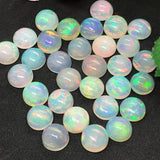 9MM Ethiopian Opal Round Pack 1 Pcs- AAAA Quality (4A Grade) Opal Cabochon - Ethiopian Opal Round Cabochon