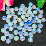 8MM Ethiopian Opal Round Pack 1 Pcs- AAAA Quality (4A Grade) Opal Cabochon - Ethiopian Opal Round Cabochon,blue green flash