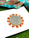 Sunstone Oval Cabochon  3x5 - 4x5 mm -Pack of 5 Pieces  -AAA Quality -Natural Sunstone Cabs- Sunstone Round Cabs