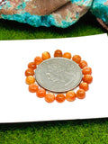 4MM Sunstone Round Cabochon- Pack of 5 Pieces -AAA Quality -Natural Sunstone Cabs- Sunstone Round Cabs